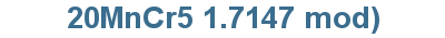 20MnCr5